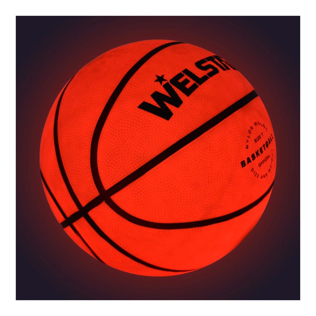 Luminous Glow-in-the-Dark Basketball