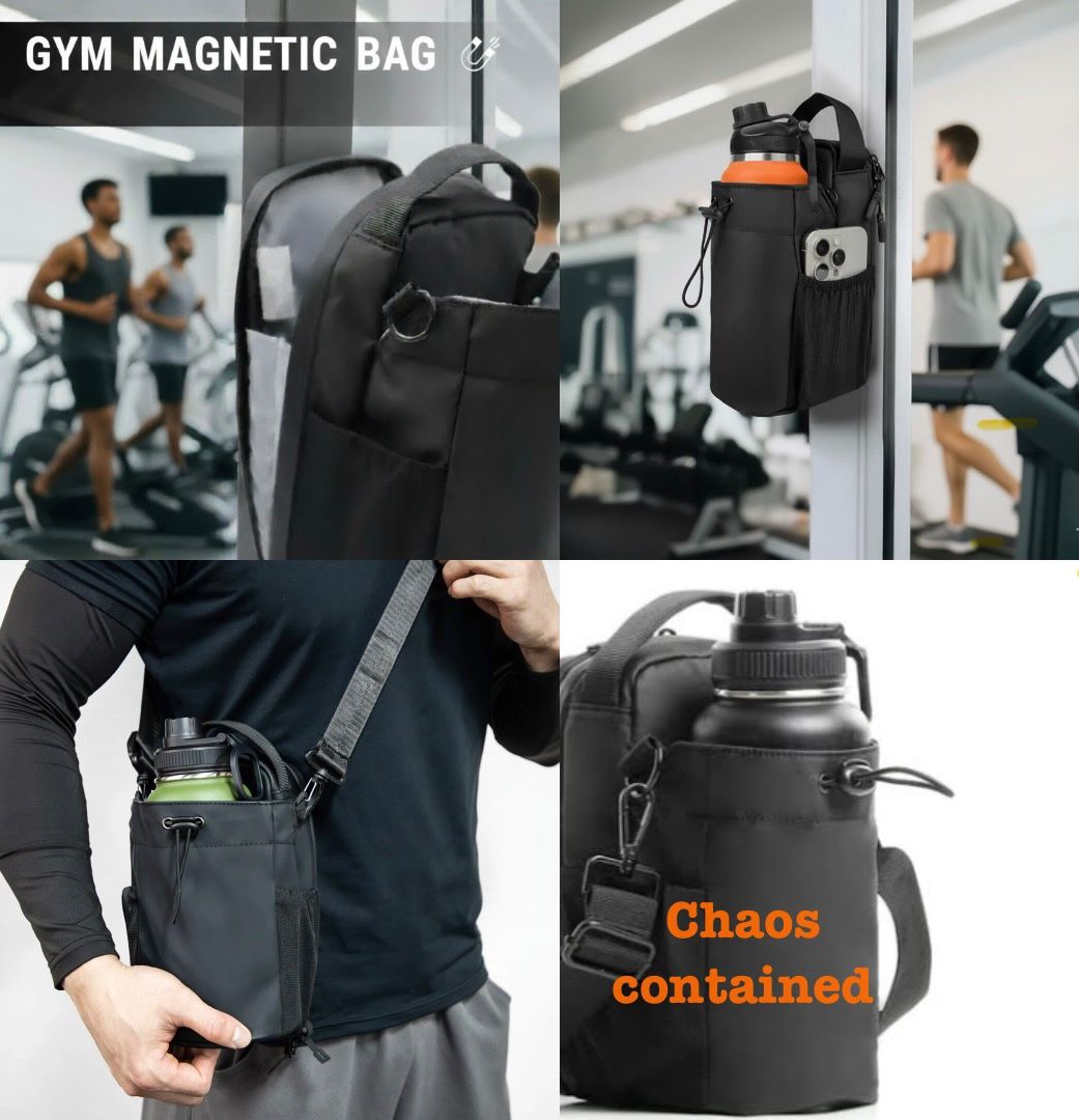 Magnetic Gym Bag
